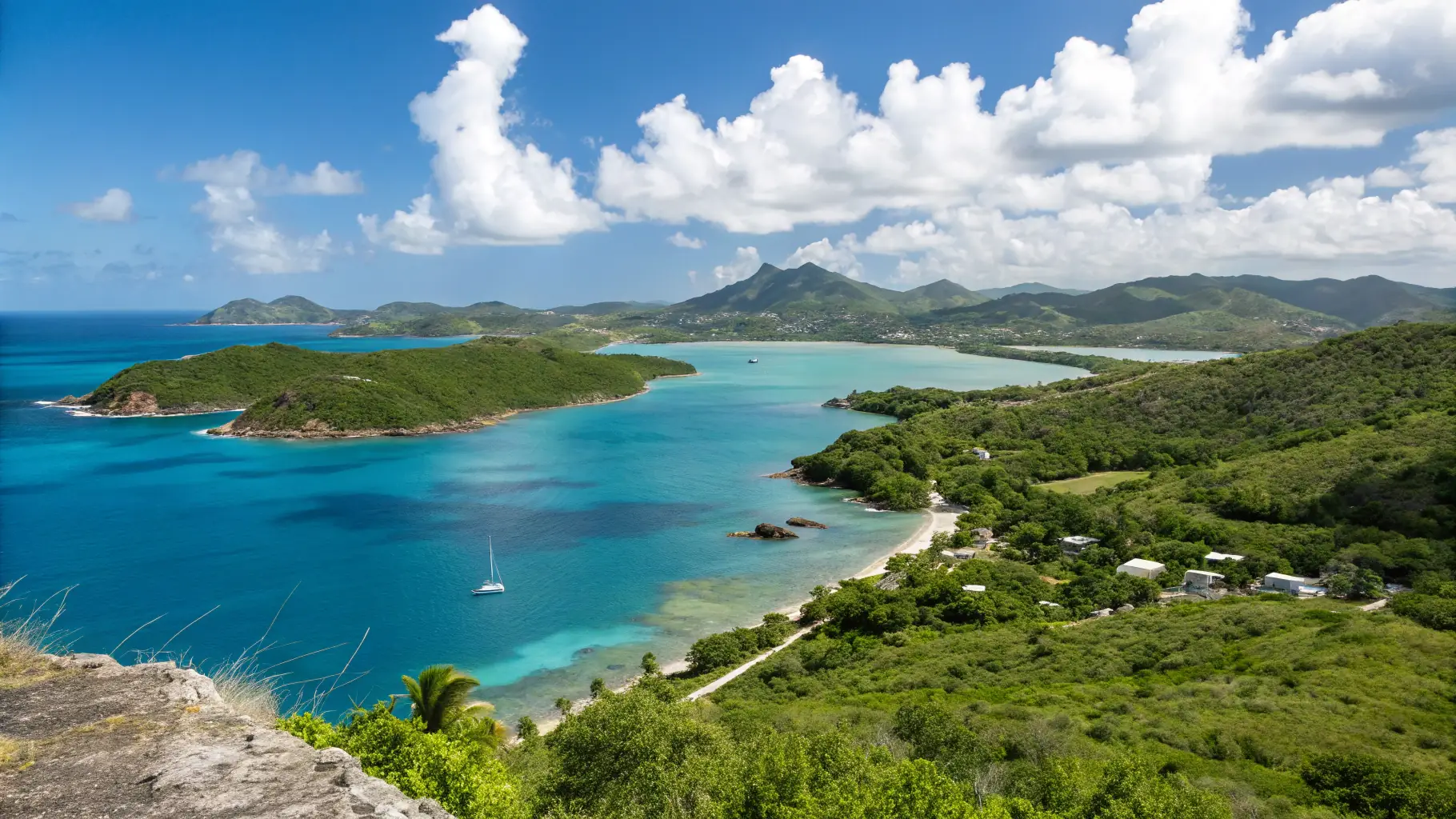Antigua landscape scenic view