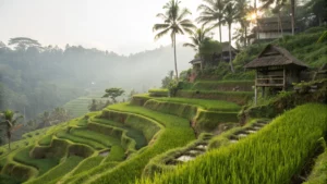 Rice fields in Indonesia
