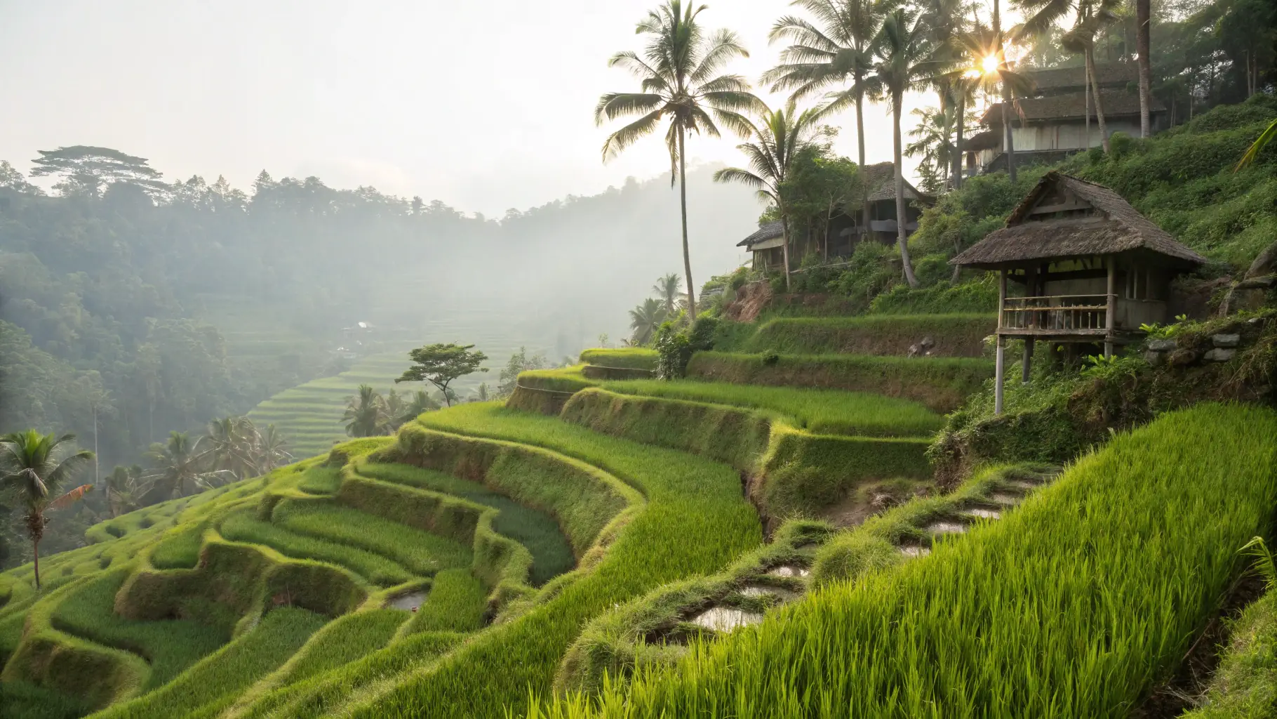 Rice fields in Indonesia