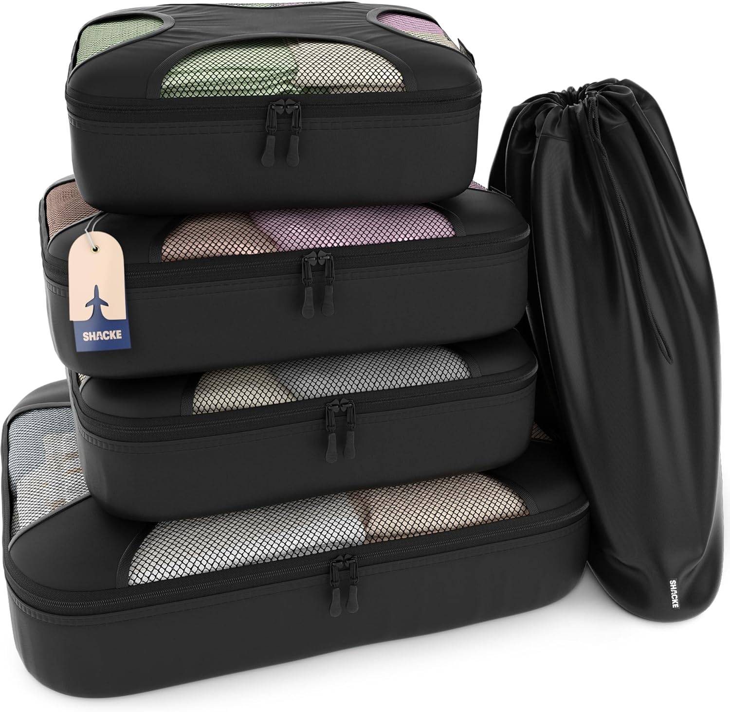 Packing cubes for travel