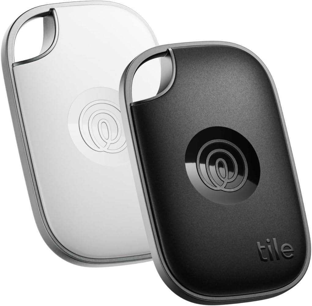 Tile bluetooth tracker in white and black