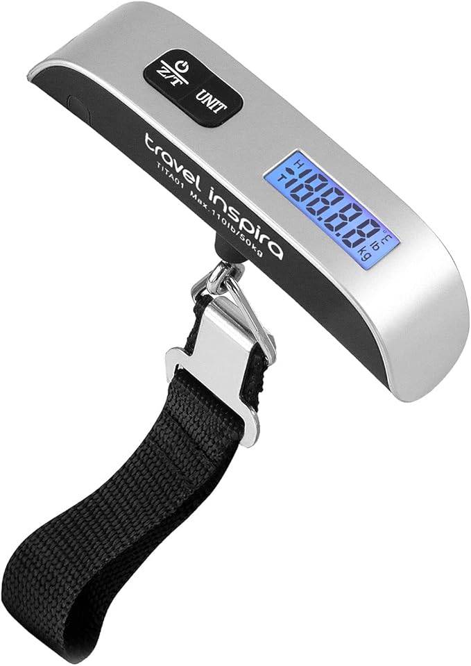 Digital luggage scale for travel