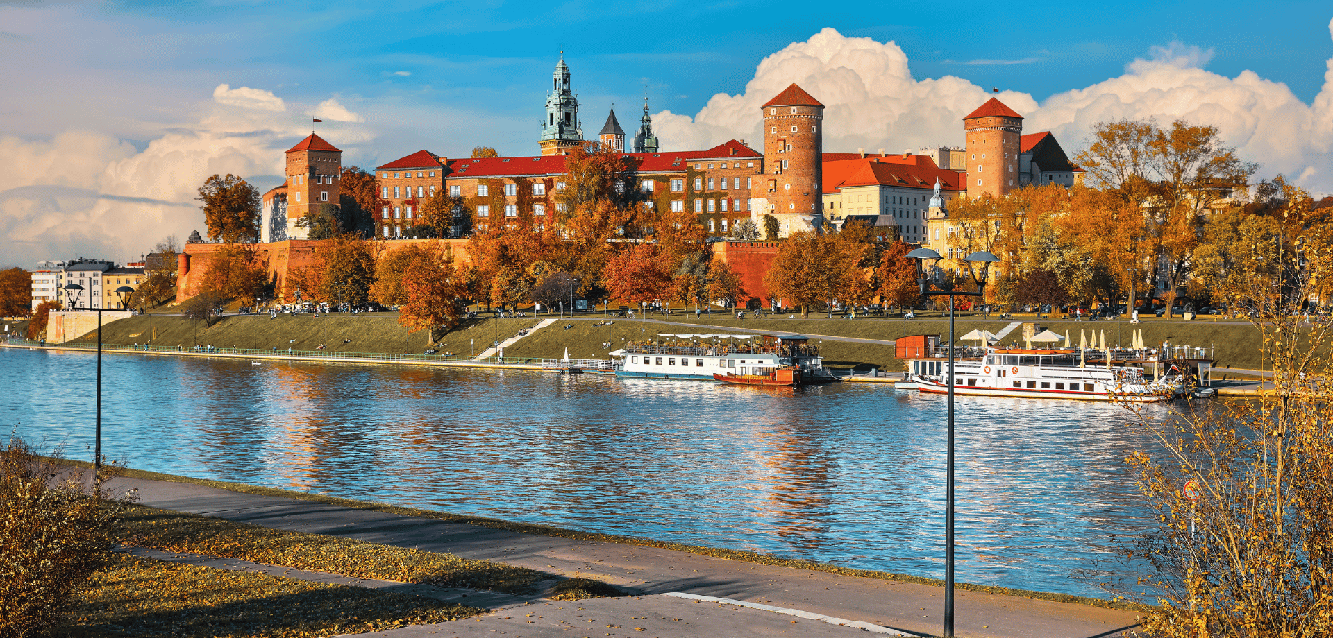 Wawel Castle and Vistula River