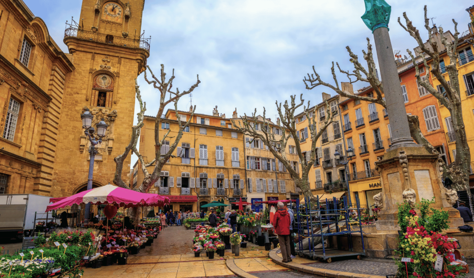 aix-en provence france old town