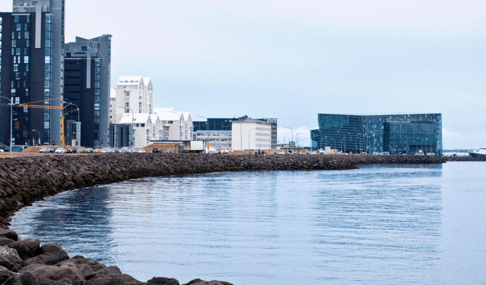 Coastline Reykyavik Iceland