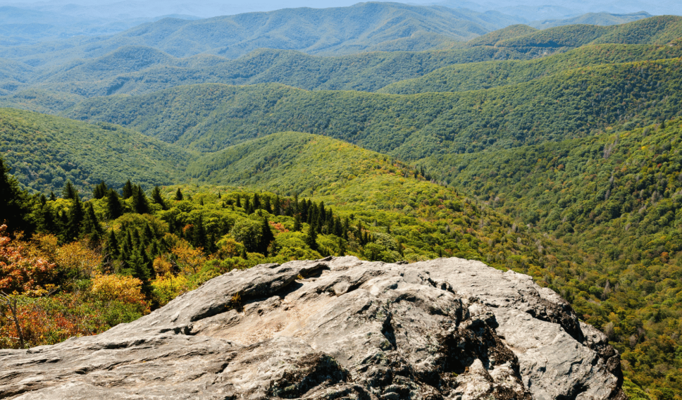 Blue Ridge Parkway scenic view