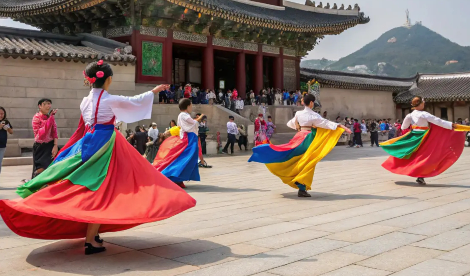 Buknok hanok village South Korea