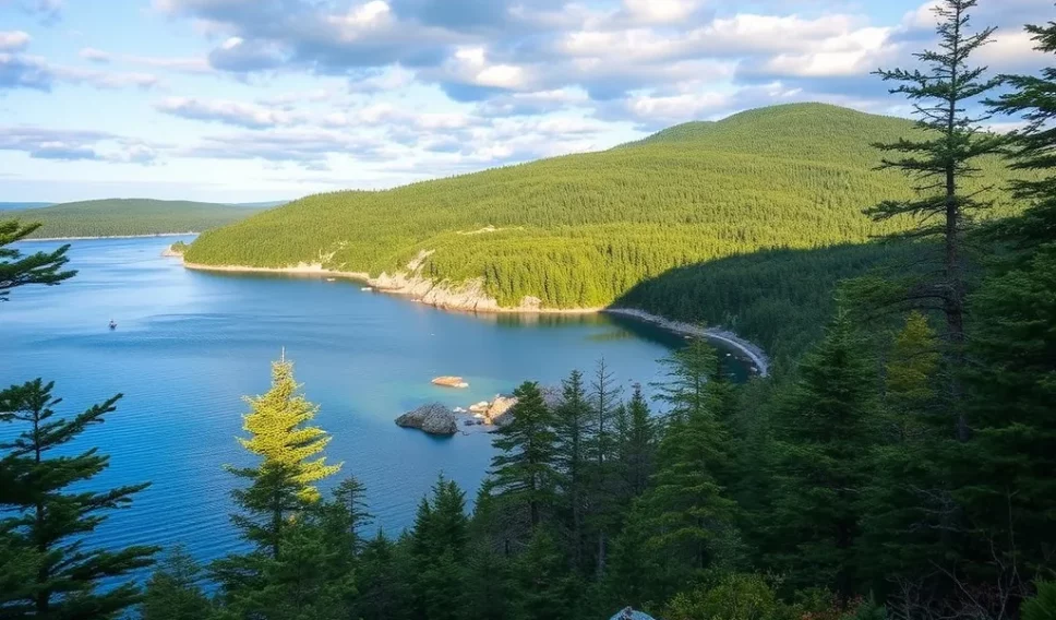 Landscape view of Portland Maine