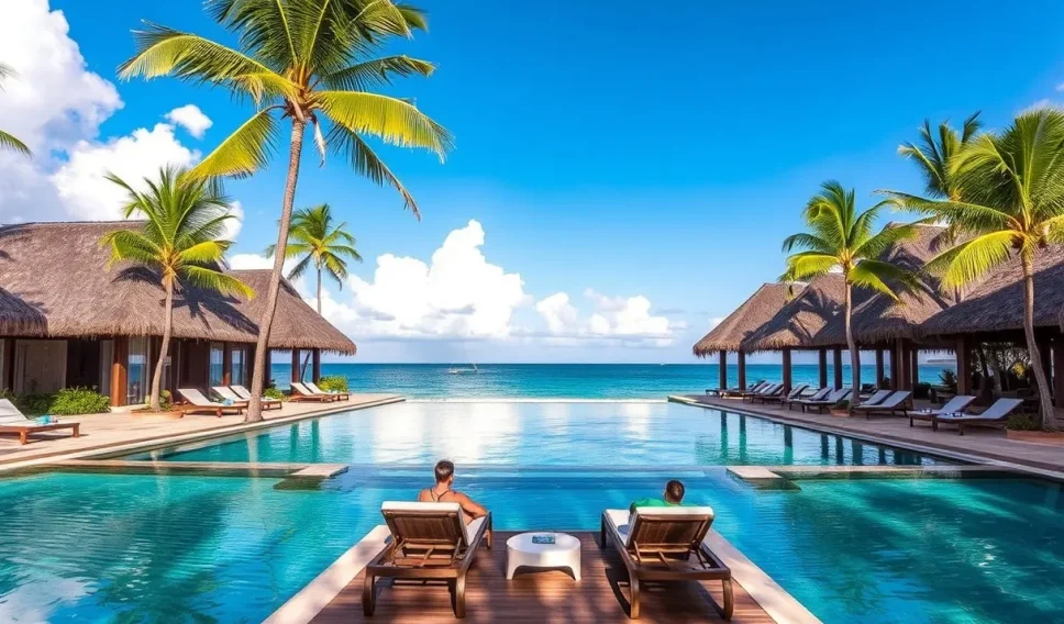 beach front resort in Punta Cana