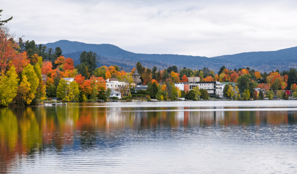Lake view of Lake Placid