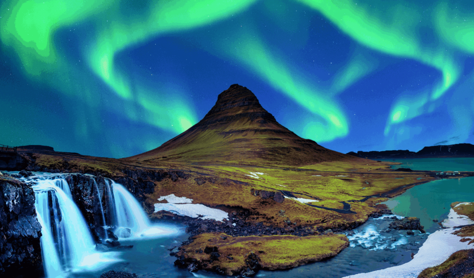 northern lights, Aurora boreais, iceland