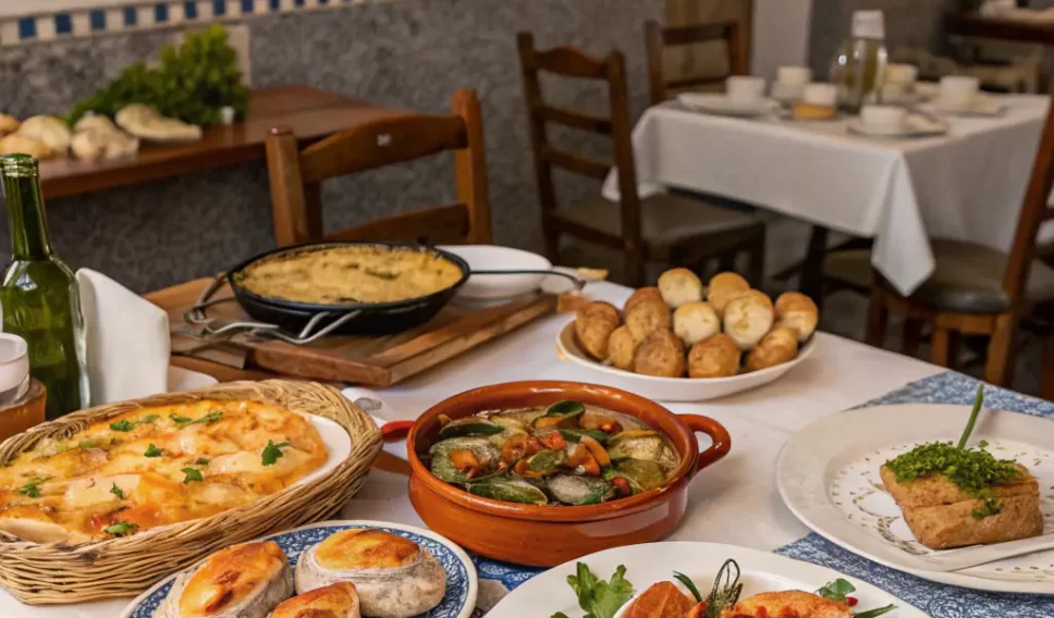 A restaurant in the Azores